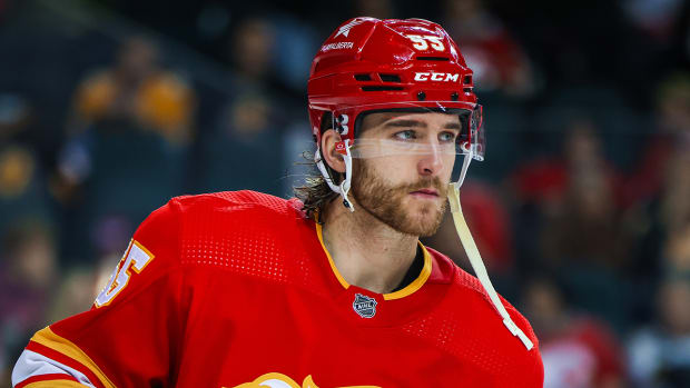 Calgary Flames defenseman Noah Hanifin